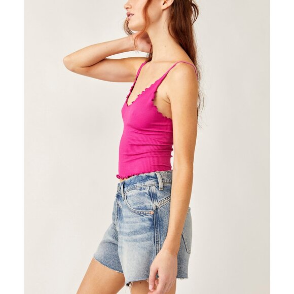 FREE PEOPLE Easy To Love Seamless Cami / Dragonfruit - Picture 3 of 6